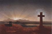 Thomas Cole Cross at Sunset china oil painting artist